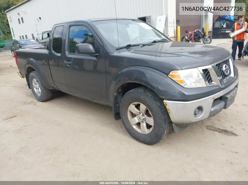 NISSAN NAVARA (FRONTIER) 2010, VIN 1N6AD0CW4AC427736