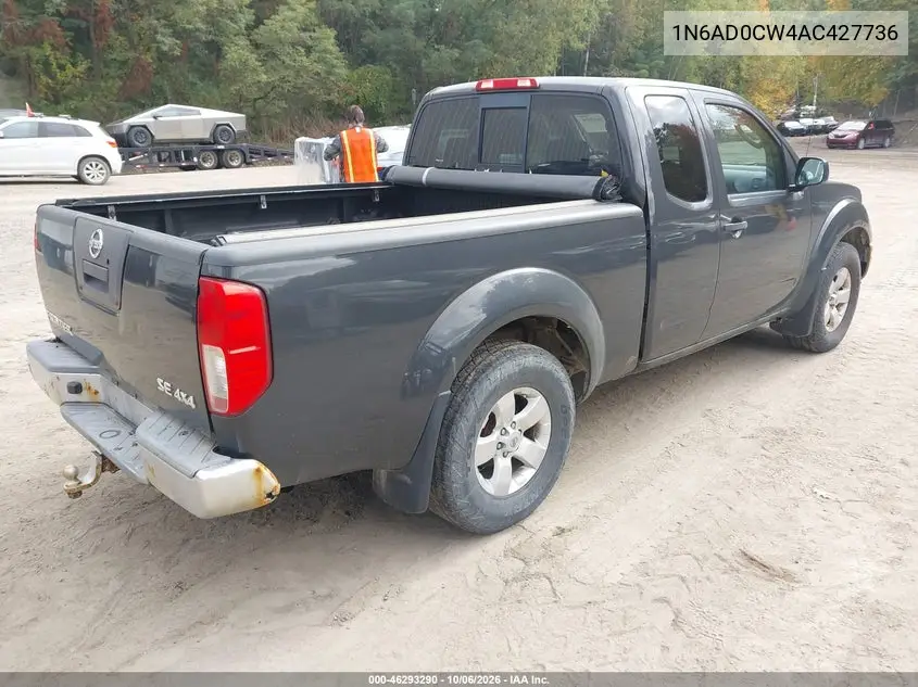 2010 NISSAN NAVARA (FRONTIER) VIN 1N6AD0CW4AC427736 — фото 4