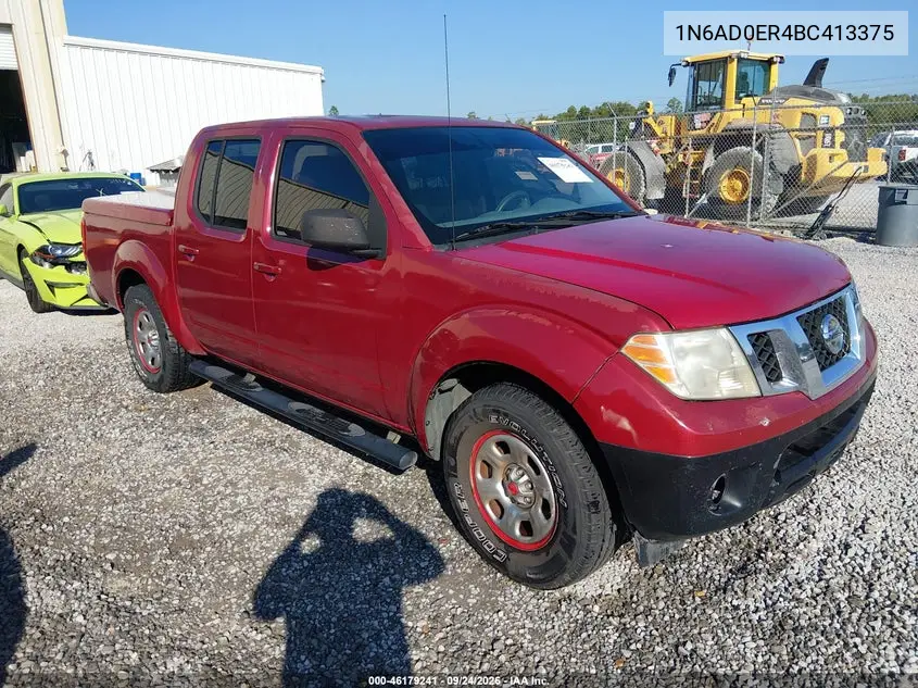 NISSAN NAVARA (FRONTIER) 2011, VIN 1N6AD0ER4BC413375