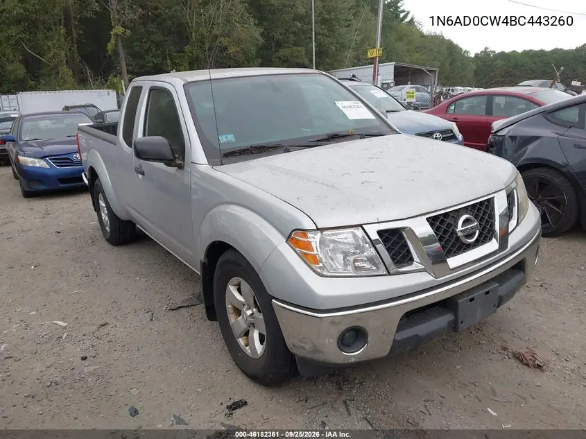 NISSAN NAVARA (FRONTIER) 2011, VIN 1N6AD0CW4BC443260