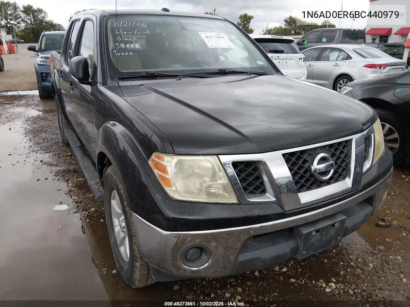 NISSAN NAVARA (FRONTIER) 2011, VIN 1N6AD0ER6BC440979