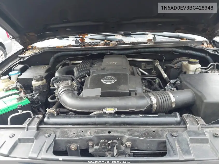 2011 NISSAN NAVARA (FRONTIER) VIN 1N6AD0EV3BC428348 — фото 10