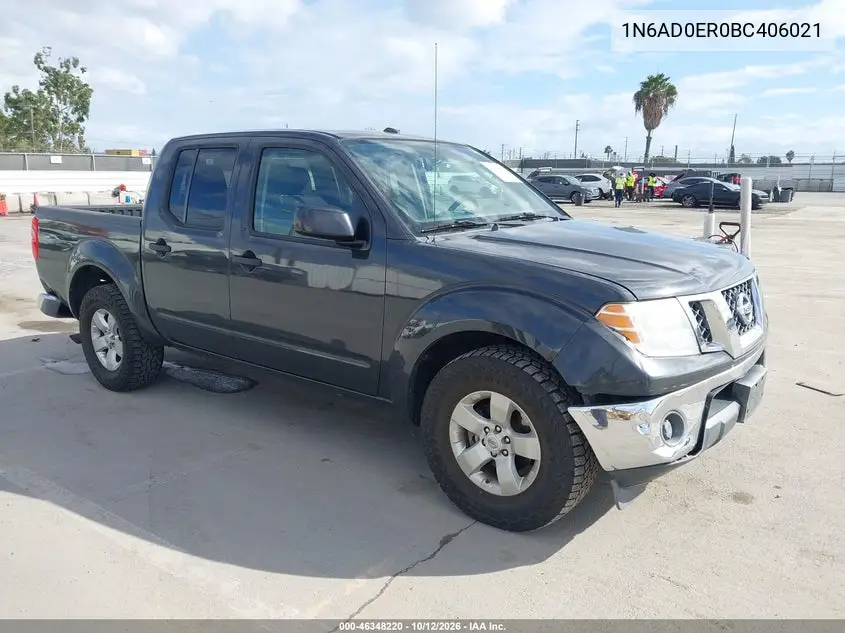 NISSAN NAVARA (FRONTIER) 2011, VIN 1N6AD0ER0BC406021