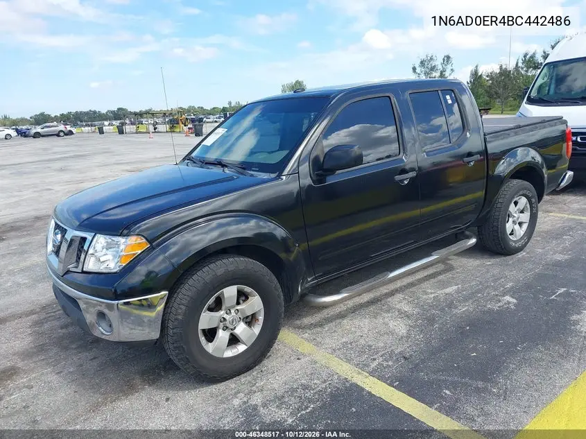 2011 NISSAN NAVARA (FRONTIER) VIN 1N6AD0ER4BC442486 — фото 2
