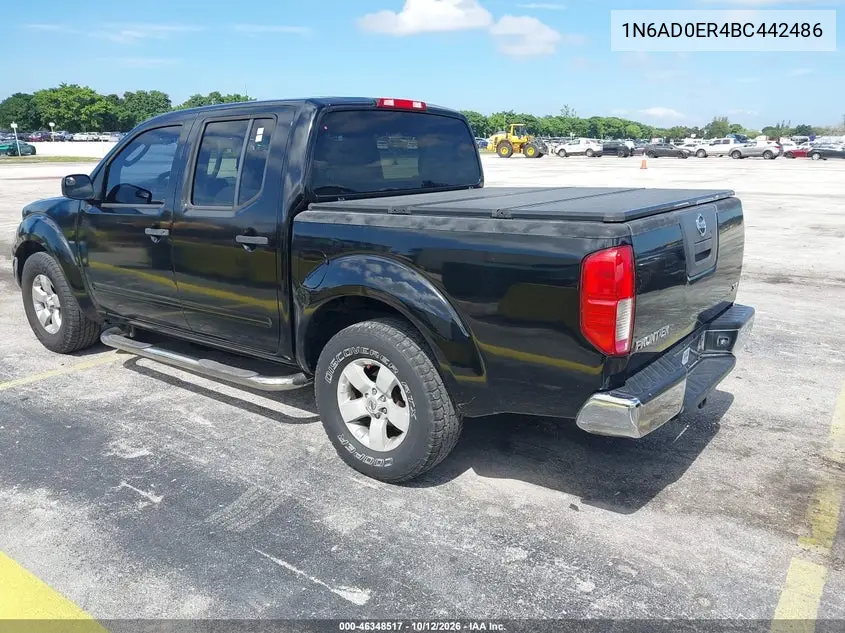 2011 NISSAN NAVARA (FRONTIER) VIN 1N6AD0ER4BC442486 — фото 3