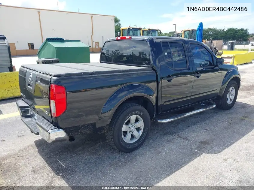 2011 NISSAN NAVARA (FRONTIER) VIN 1N6AD0ER4BC442486 — фото 4