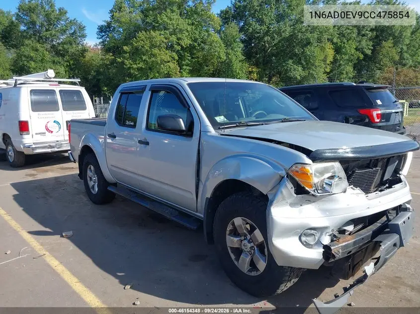NISSAN NAVARA (FRONTIER) 2012, VIN 1N6AD0EV9CC475854