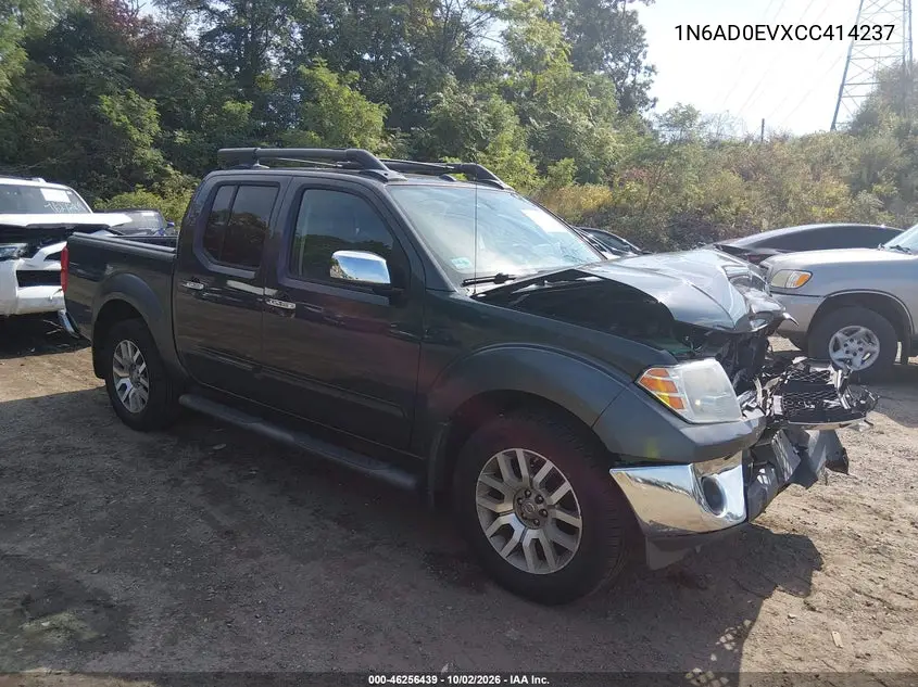 NISSAN NAVARA (FRONTIER) 2012, VIN 1N6AD0EVXCC414237