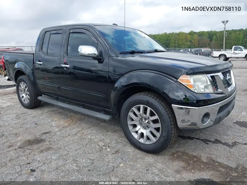 NISSAN NAVARA (FRONTIER) 2013, VIN 1N6AD0EVXDN758110