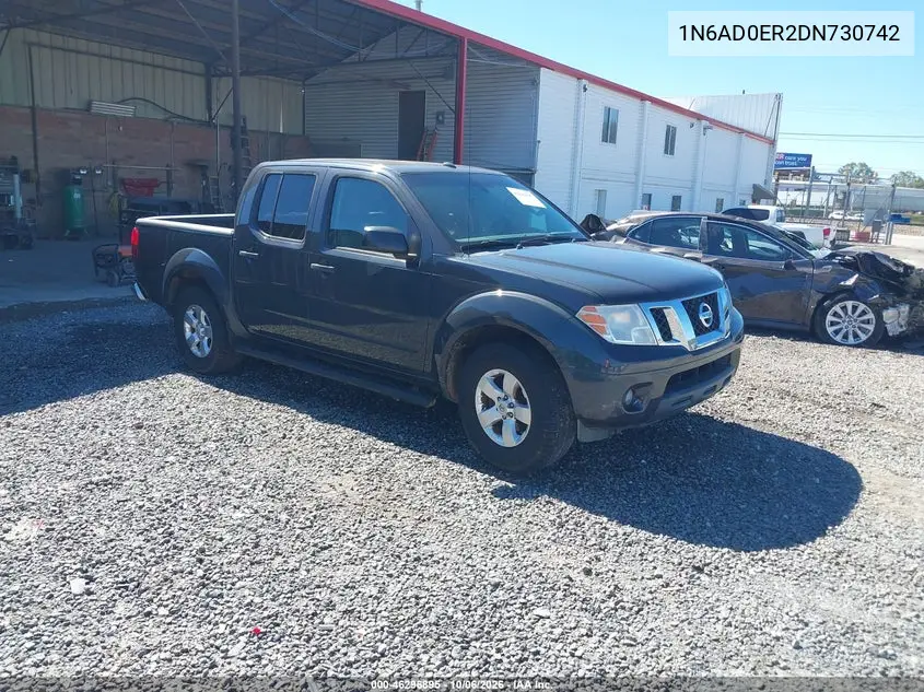 NISSAN NAVARA (FRONTIER) 2013, VIN 1N6AD0ER2DN730742
