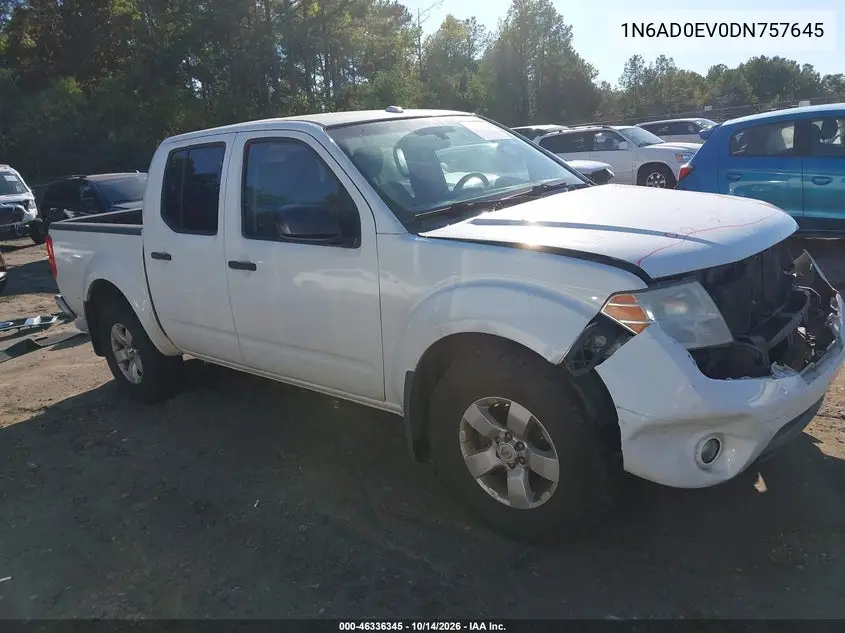 NISSAN NAVARA (FRONTIER) 2013, VIN 1N6AD0EV0DN757645