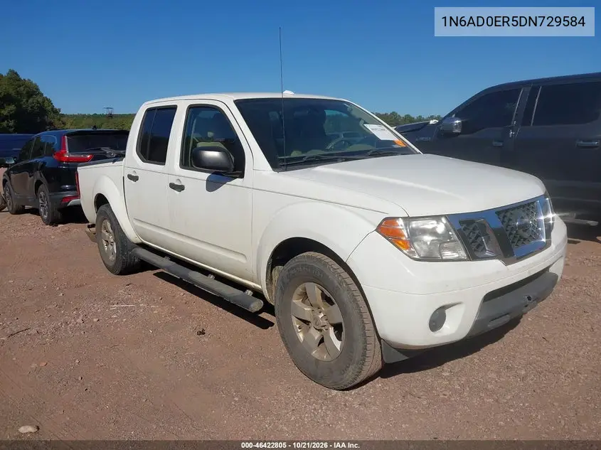 NISSAN NAVARA (FRONTIER) 2013, VIN 1N6AD0ER5DN729584