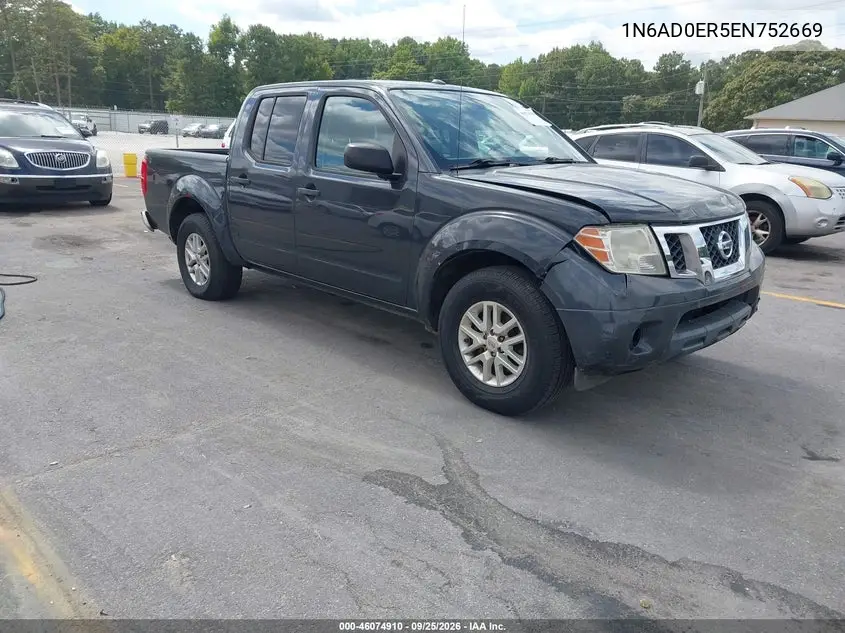 NISSAN NAVARA (FRONTIER) 2014, VIN 1N6AD0ER5EN752669