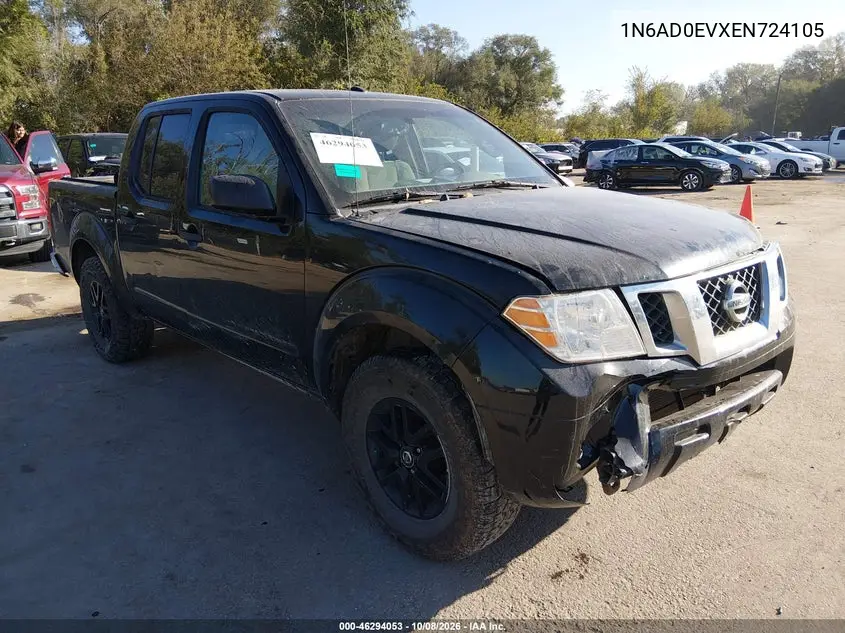 NISSAN NAVARA (FRONTIER) 2014, VIN 1N6AD0EVXEN724105