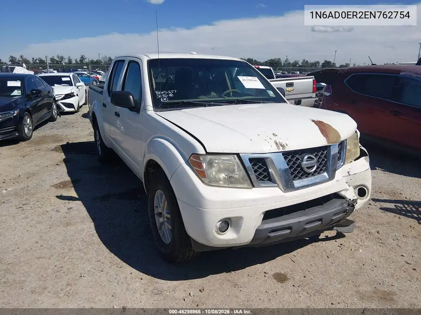 NISSAN NAVARA (FRONTIER) 2014, VIN 1N6AD0ER2EN762754