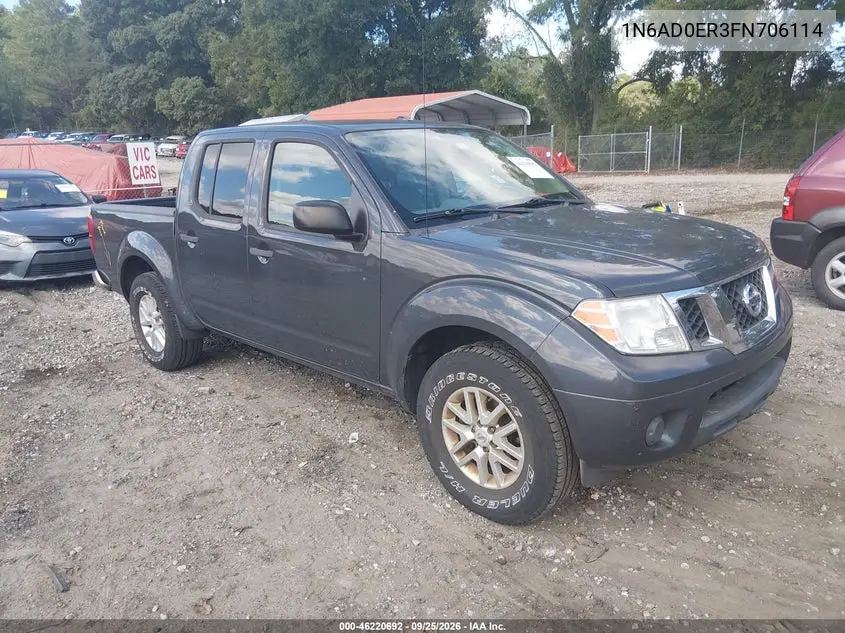 NISSAN NAVARA (FRONTIER) 2015, VIN 1N6AD0ER3FN706114