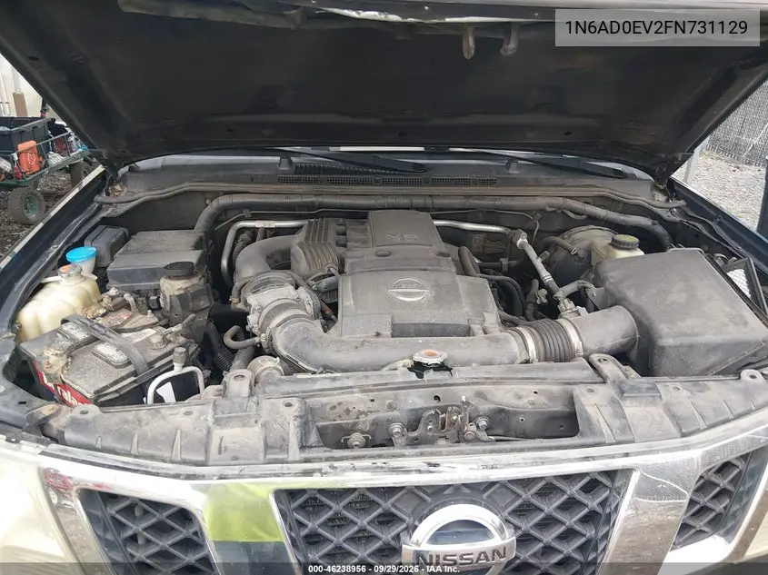 2015 NISSAN NAVARA (FRONTIER) VIN 1N6AD0EV2FN731129 — фото 10