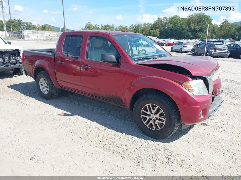 NISSAN NAVARA (FRONTIER) 2015, VIN 1N6AD0ER3FN707893