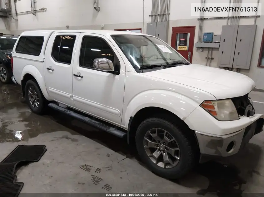 NISSAN NAVARA (FRONTIER) 2015, VIN 1N6AD0EVXFN761513