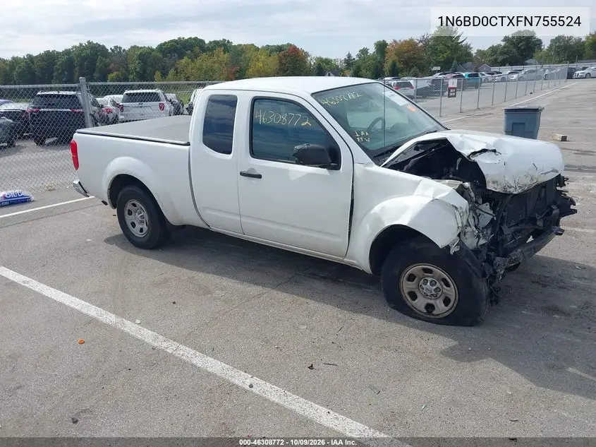 NISSAN NAVARA (FRONTIER) 2015, VIN 1N6BD0CTXFN755524
