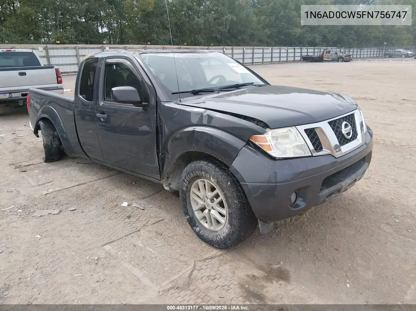 NISSAN NAVARA (FRONTIER) 2015, VIN 1N6AD0CW5FN756747
