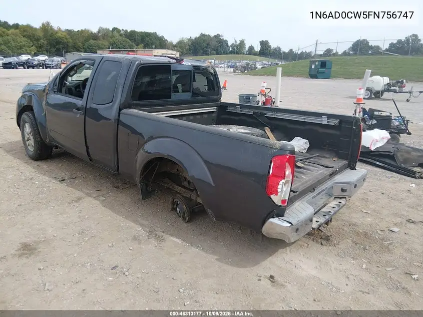 2015 NISSAN NAVARA (FRONTIER) VIN 1N6AD0CW5FN756747 — фото 3