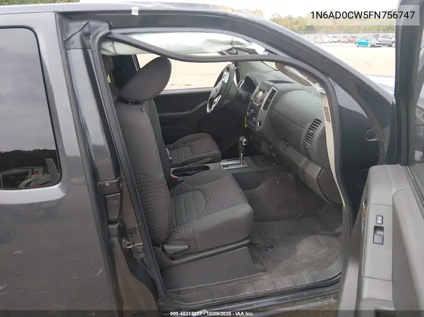 2015 NISSAN NAVARA (FRONTIER) VIN 1N6AD0CW5FN756747 — фото 5