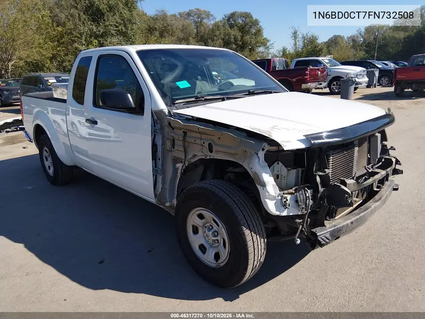 NISSAN NAVARA (FRONTIER) 2015, VIN 1N6BD0CT7FN732508