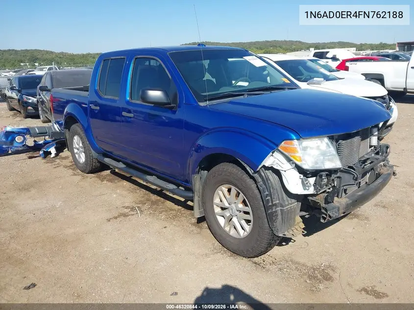 NISSAN NAVARA (FRONTIER) 2015, VIN 1N6AD0ER4FN762188