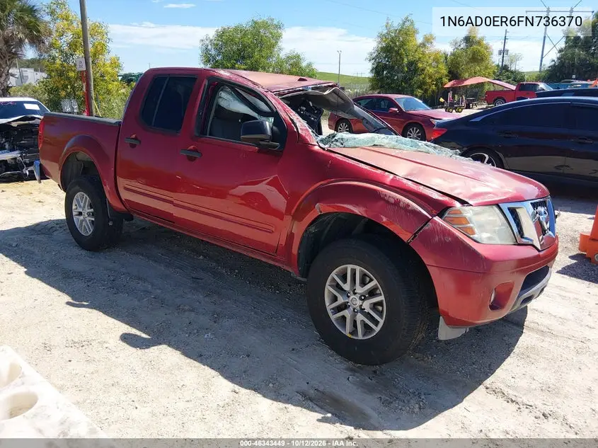 NISSAN NAVARA (FRONTIER) 2015, VIN 1N6AD0ER6FN736370