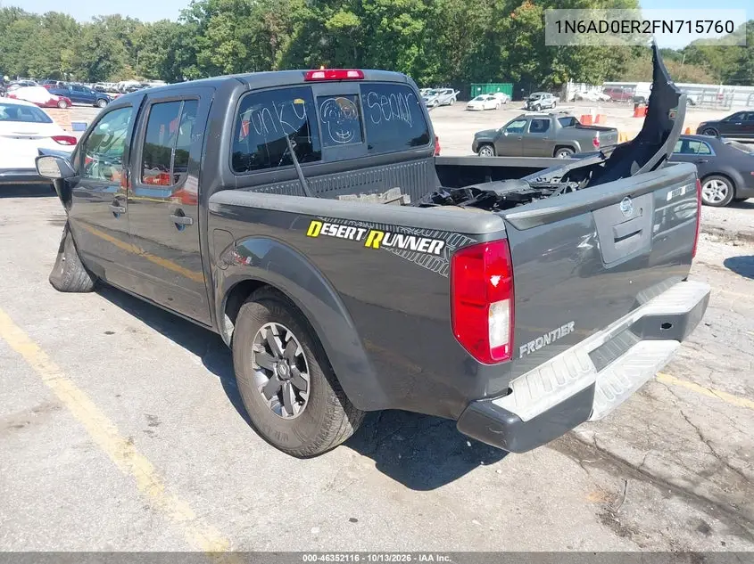 2015 NISSAN NAVARA (FRONTIER) VIN 1N6AD0ER2FN715760 — фото 3