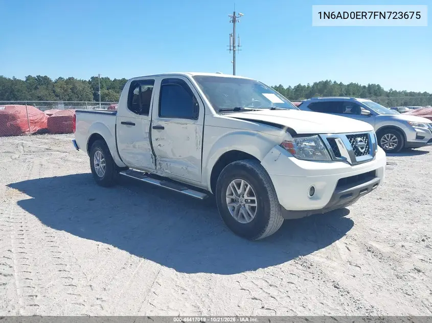 NISSAN NAVARA (FRONTIER) 2015, VIN 1N6AD0ER7FN723675