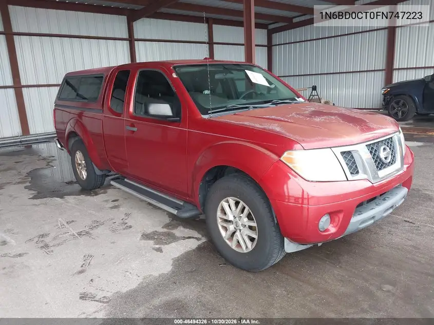 NISSAN NAVARA (FRONTIER) 2015, VIN 1N6BD0CT0FN747223