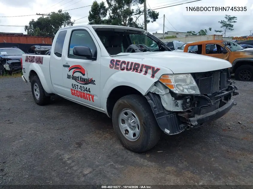NISSAN NAVARA (FRONTIER) 2017, VIN 1N6BD0CT8HN745335