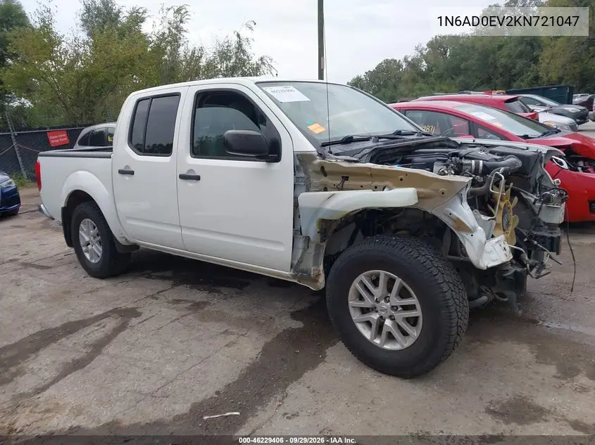 NISSAN NAVARA (FRONTIER) 2019, VIN 1N6AD0EV2KN721047