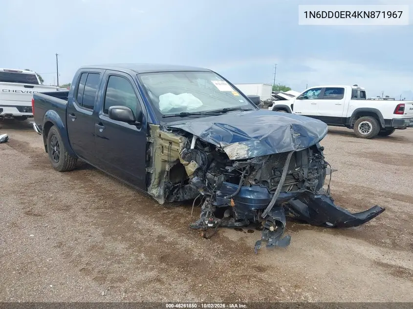 NISSAN NAVARA (FRONTIER) 2019, VIN 1N6DD0ER4KN871967