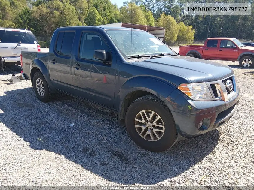 NISSAN NAVARA (FRONTIER) 2019, VIN 1N6DD0ER3KN798722