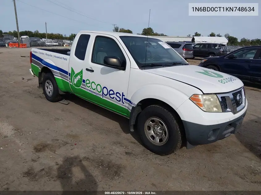 NISSAN NAVARA (FRONTIER) 2019, VIN 1N6BD0CT1KN748634