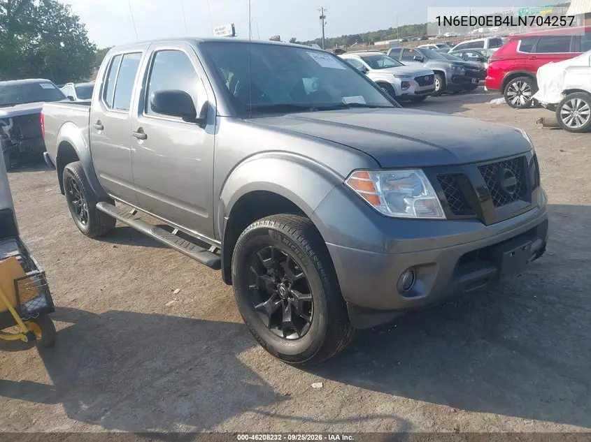 NISSAN NAVARA (FRONTIER) 2020, VIN 1N6ED0EB4LN704257