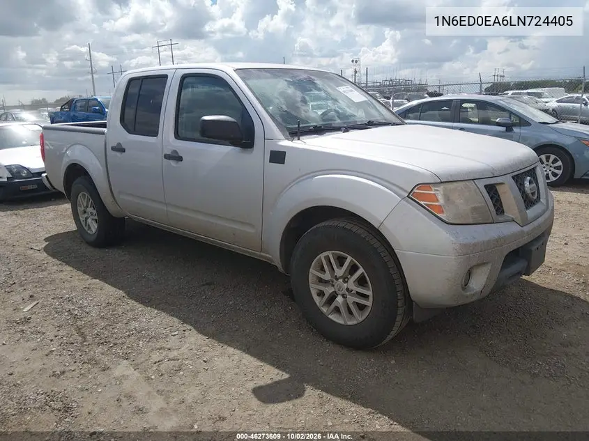 NISSAN NAVARA (FRONTIER) 2020, VIN 1N6ED0EA6LN724405