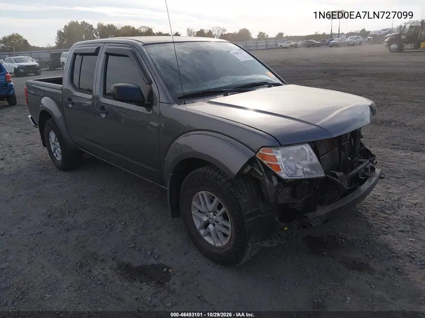 NISSAN NAVARA (FRONTIER) 2020, VIN 1N6ED0EA7LN727099