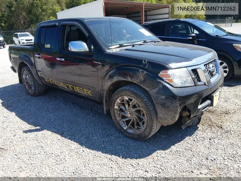 NISSAN NAVARA (FRONTIER) 2021, VIN 1N6ED0EA3MN712262