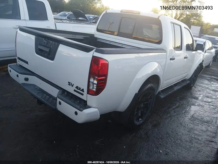 2021 NISSAN NAVARA (FRONTIER) VIN 1N6ED0EB9MN703493 — фото 4