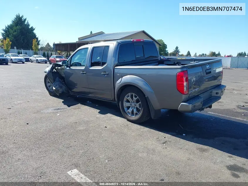 2021 NISSAN NAVARA (FRONTIER) VIN 1N6ED0EB3MN707474 — фото 3