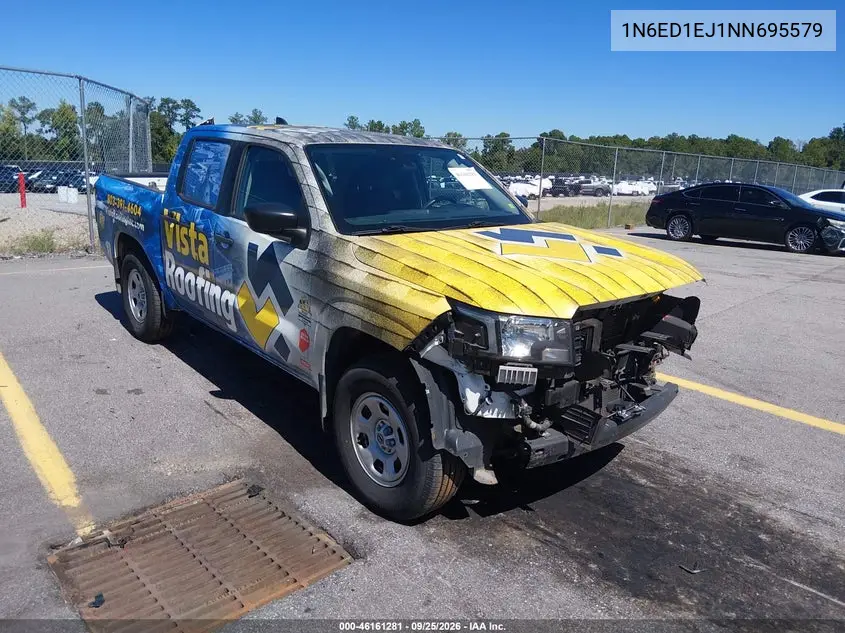 NISSAN NAVARA (FRONTIER) 2022, VIN 1N6ED1EJ1NN695579
