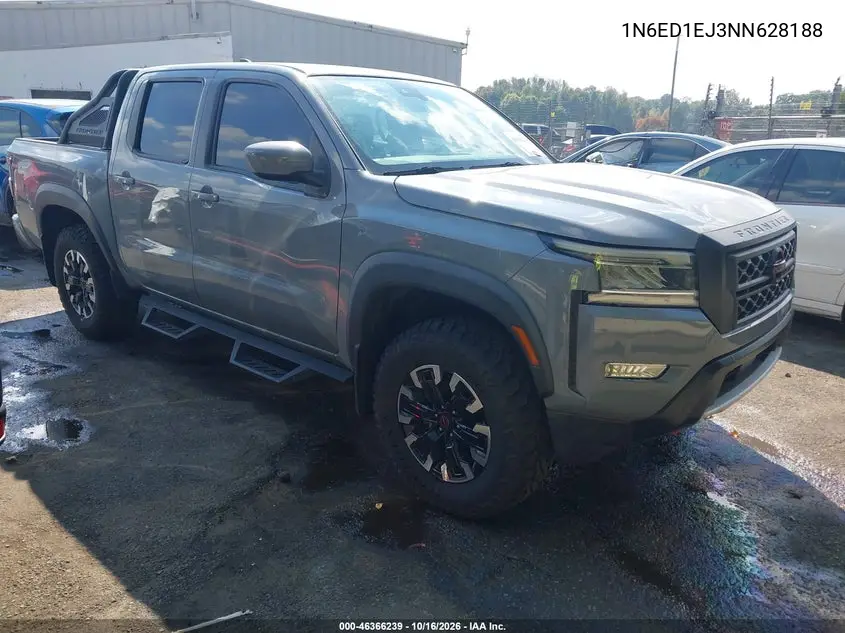 NISSAN NAVARA (FRONTIER) 2022, VIN 1N6ED1EJ3NN628188