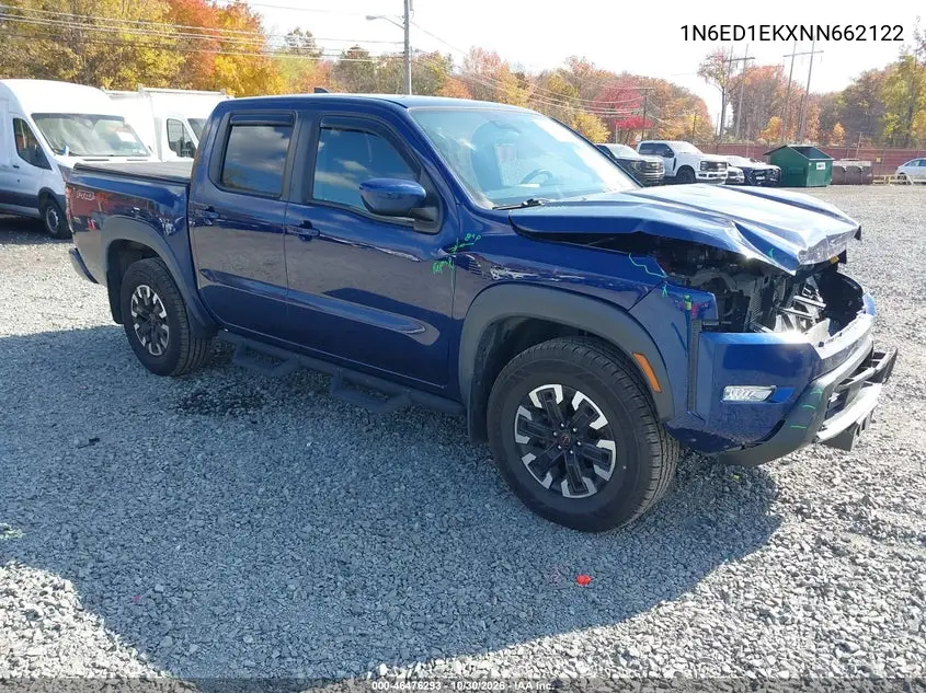 NISSAN NAVARA (FRONTIER) 2022, VIN 1N6ED1EKXNN662122