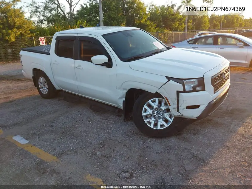 NISSAN NAVARA (FRONTIER) 2023, VIN 1N6ED1EJ2PN674369