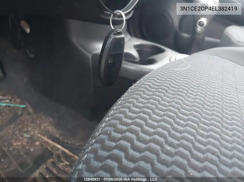 2014 NISSAN NOTE VIN 3N1CE2CP4EL382419 — фото 10