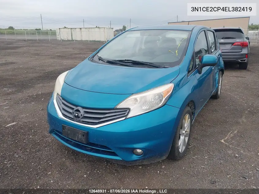 2014 NISSAN NOTE VIN 3N1CE2CP4EL382419 — фото 2